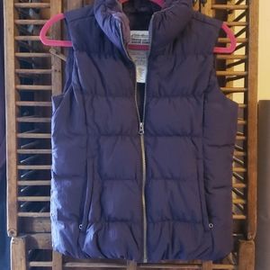 Eddie Bauer Goose Down Purple Vest Women's